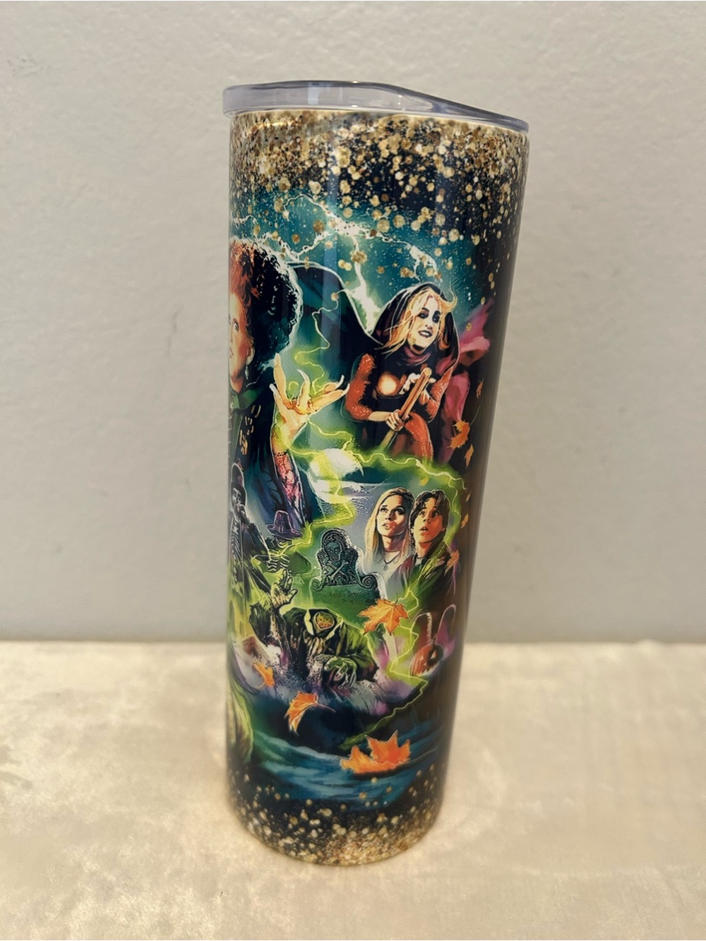Hocus Pocus Colorful Illustrated Stainless Tumbler - Witchy Fantasy Art